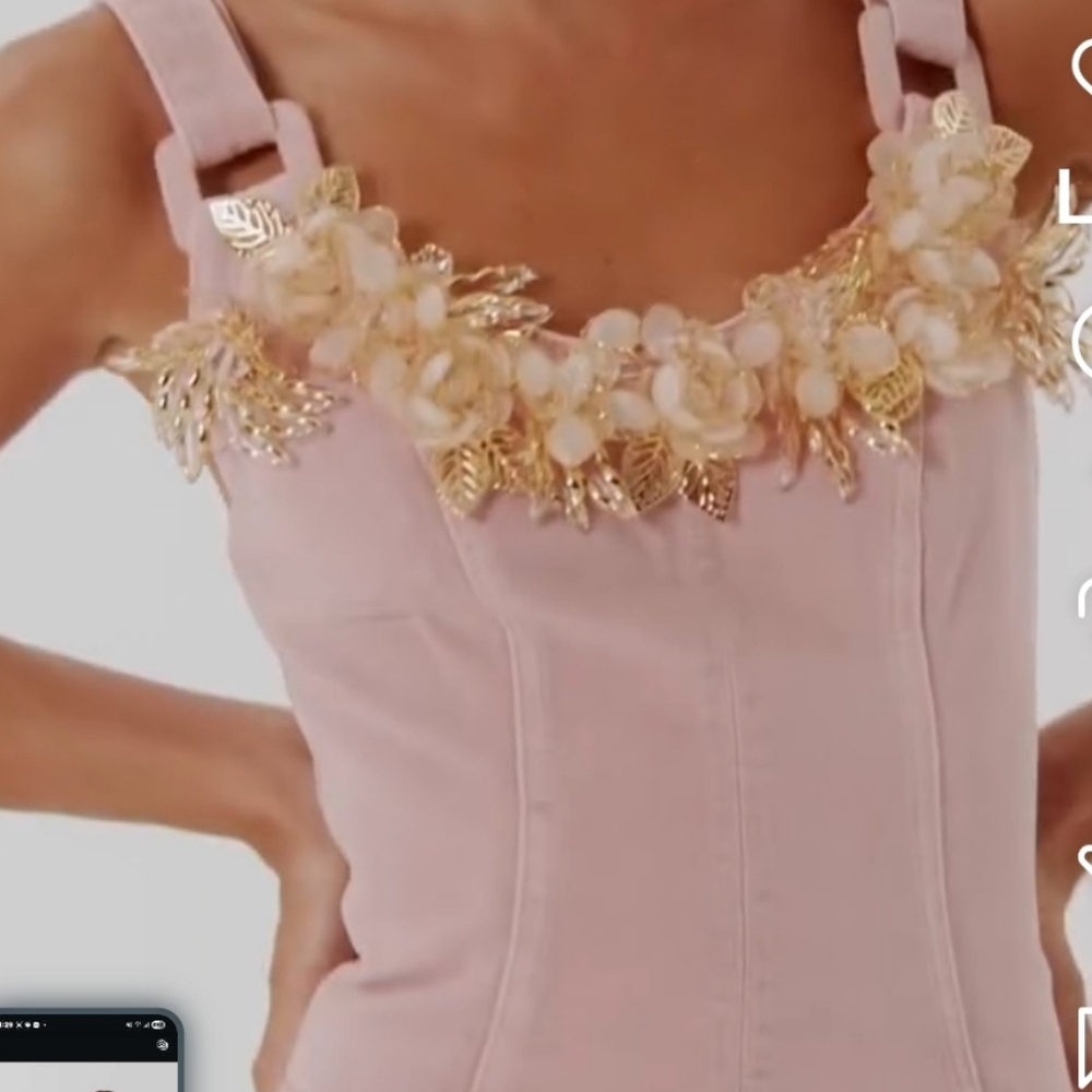 Patbo Denim Mini Dress - Picture 15 of 16